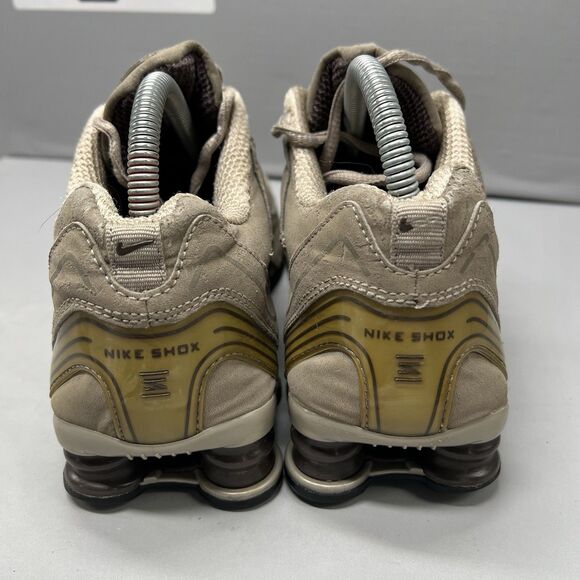 Nike Shox RNG Women Beige Reflective  Athletic Running Shoes 314775-021 Size 8 - Picture 7 of 15